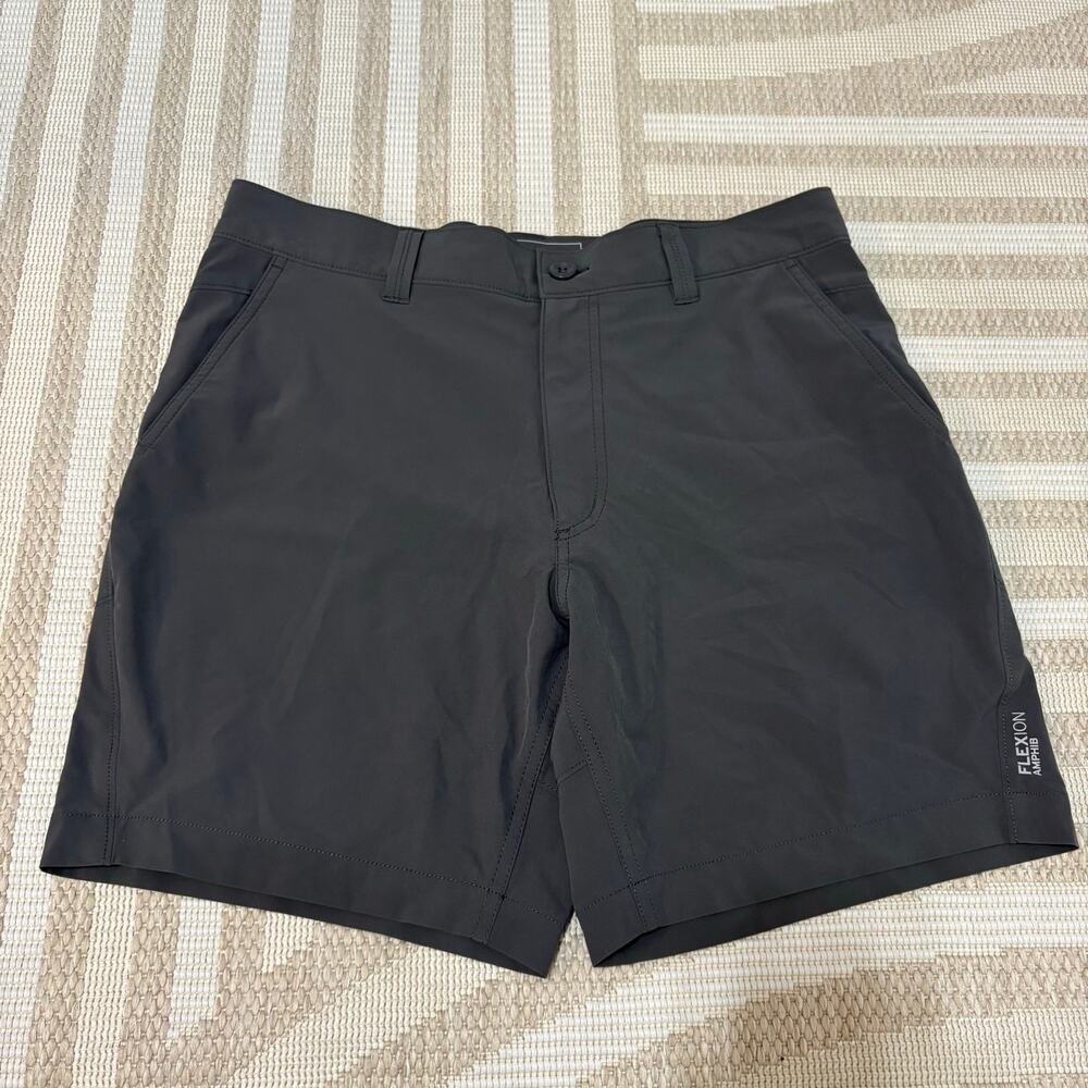 Eddie Bauer FlexIon Charcoal Gray Outdoor Hiking Shorts Men's 32